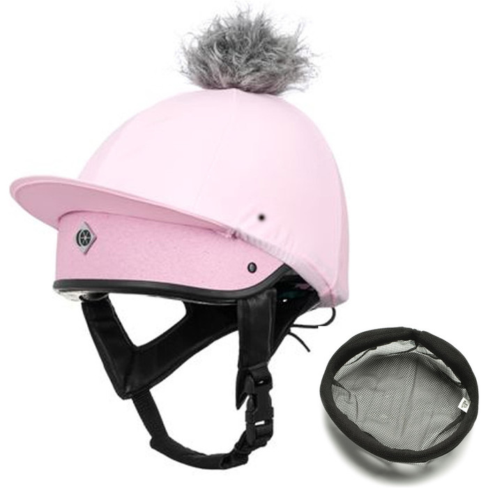 2023 Charles Owen Harlow JS1 Pro Jockey Skull with Liner BPJS1P Baby Pink